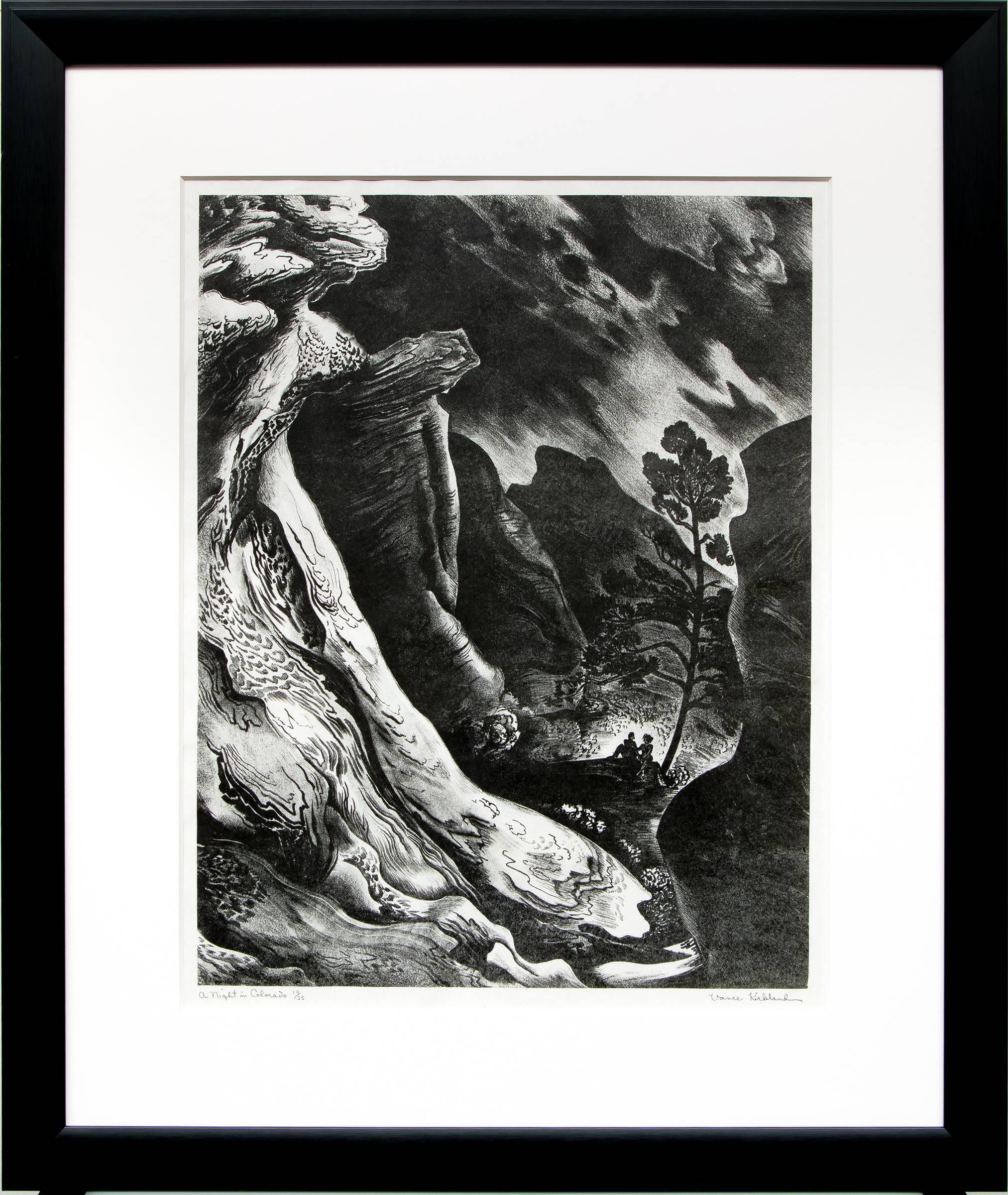Vance Kirkland A Night in Colorado; 19/25 at 1stDibs vance kirkland