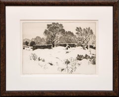 Adobes in the Snow (New Mexico); edition of 75