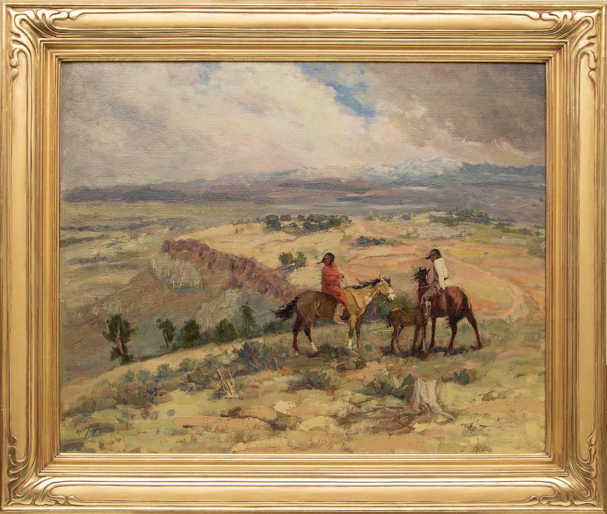 The Summit - Painting by Raphael Lillywhite