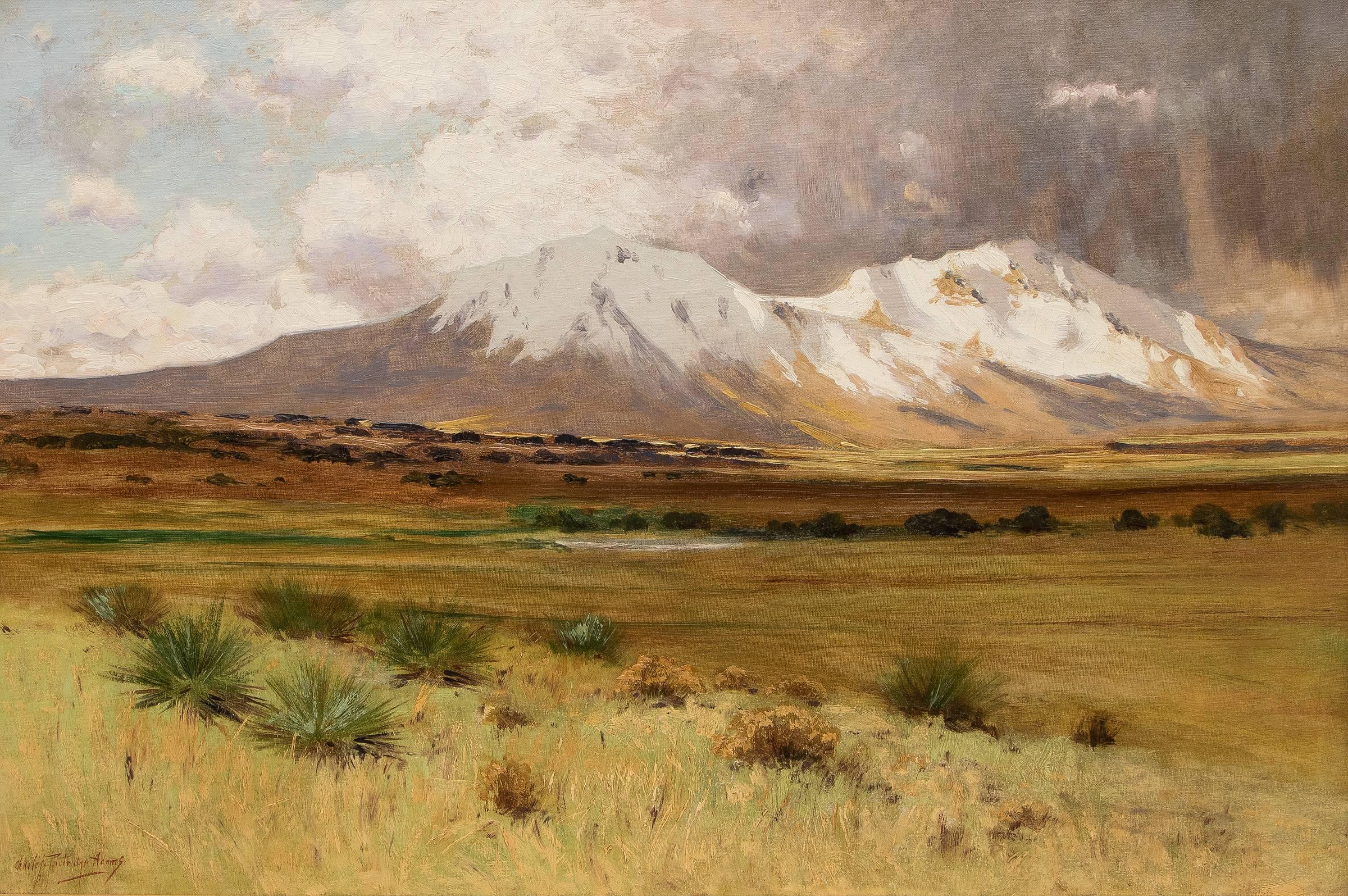 Charles Partridge Adams Landscape Painting - Spanish Peaks, Colorado