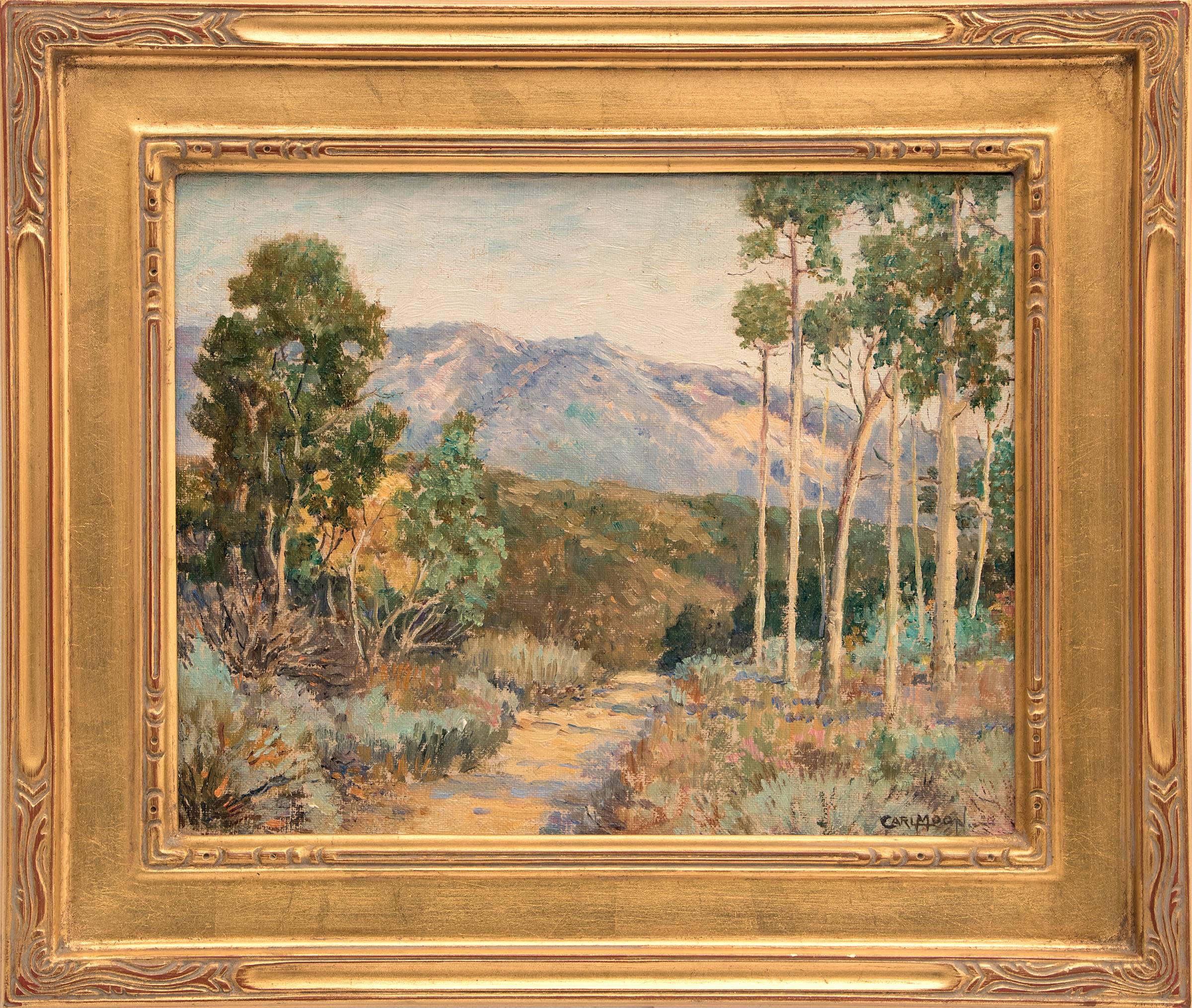 Untitled (California Landscape) - Painting by Carl Moon