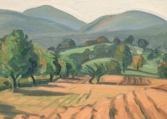 Untitled Landscape Painting of Ojai, California