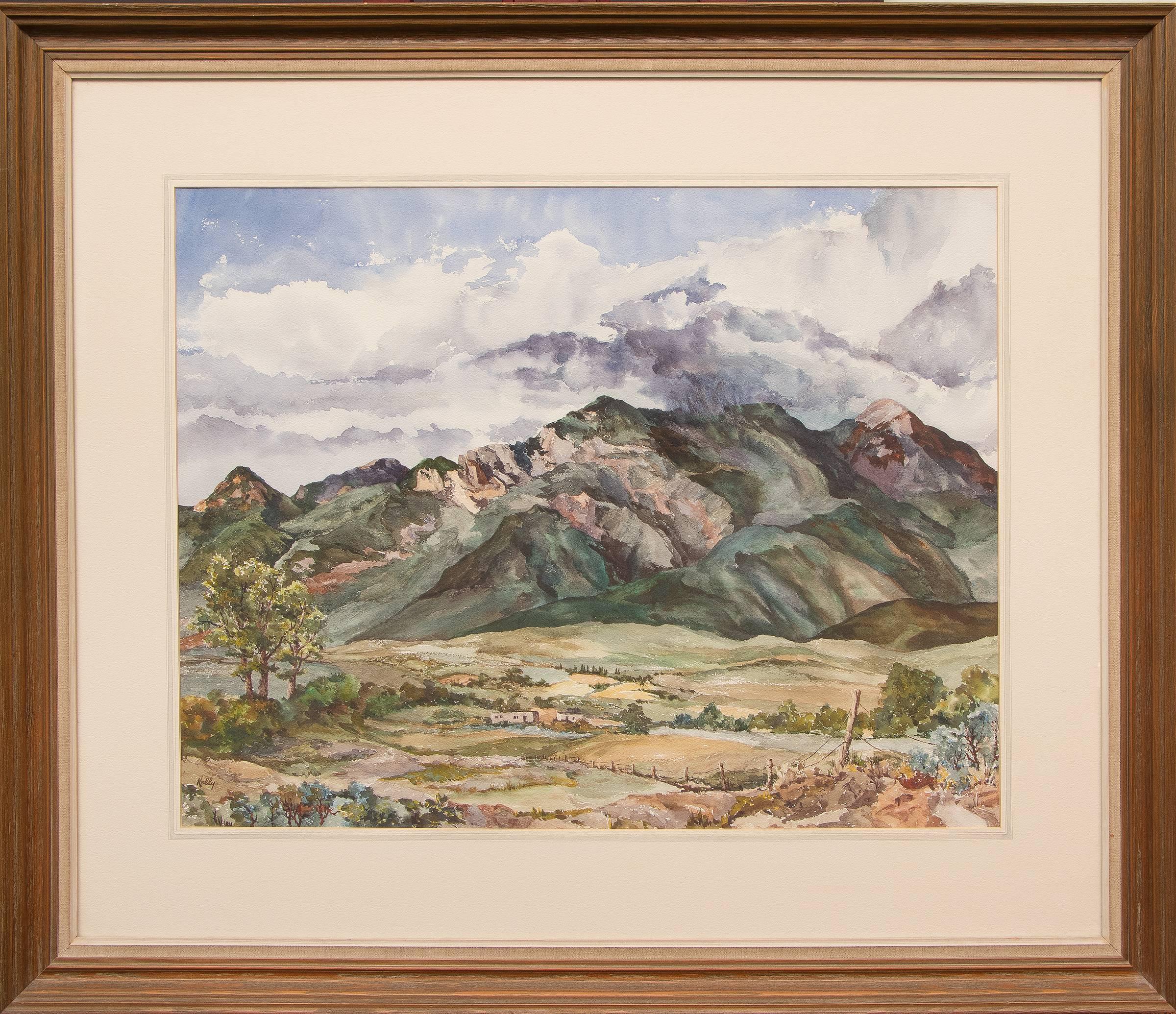 Jerry Kelly Landscape Art - Taos Mountain (New Mexico)