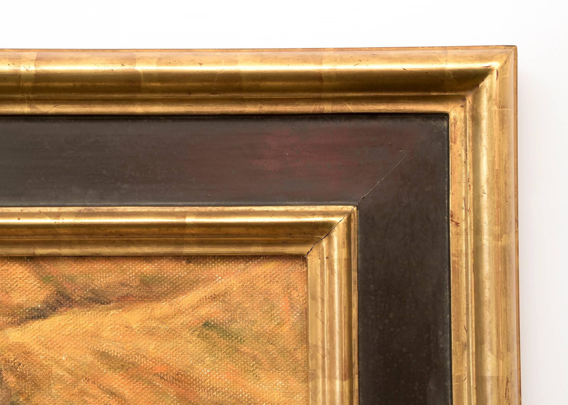 Framed dimensions are 33.5 x 39.5 inches.  Image measures 23.5 x 29 inches.

About the Artist:
Raised in Chicago, Illinois, Frank Gavencky was a painter and a teacher. He was known for his landscapes, seascapes, street scenes, and desert scenes