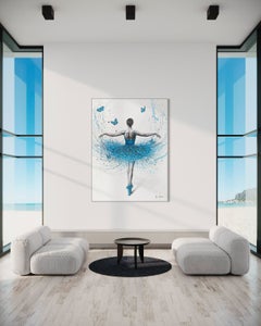 Crystal Butterfly Dancer (Original Hand Painting)