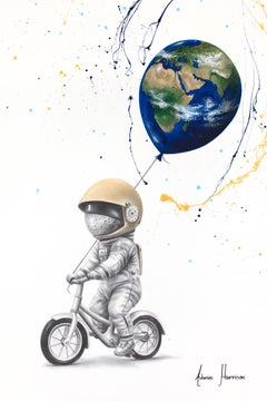 The Space Boy (Hand Embellished Giclée), Limited Edition Print on Canvas