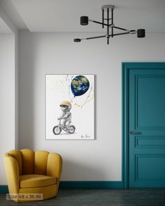 The Space Boy (Hand Embellished Giclée), Limited Edition Print on Canvas