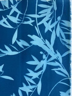 Blue Olive (cianotipia originale, 30 x 16 pollici)