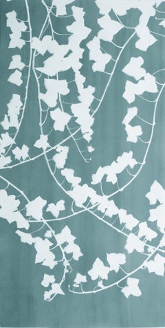 Dittico “Silver Ivy” (due monotipi da 35 x 18 pollici)