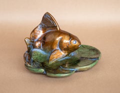 Prosperity - Goldfish Tray, Bronze Goldfish Sculpture, Functional, Open Edition