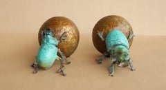 Dung-Beetle Bookends