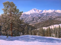 Pikes Peak from Rampart Range Road