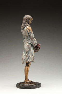«American Beauty», escultura de bronce, realismo clásico contemporáneo, edición 4/20