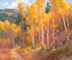 Autumn Afternoon, Oil Painting, Landscape, Impressionist, Signed, Framed