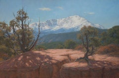 Garden View (Pikes Peak from Garden of the Gods), 24 x 36 Signed