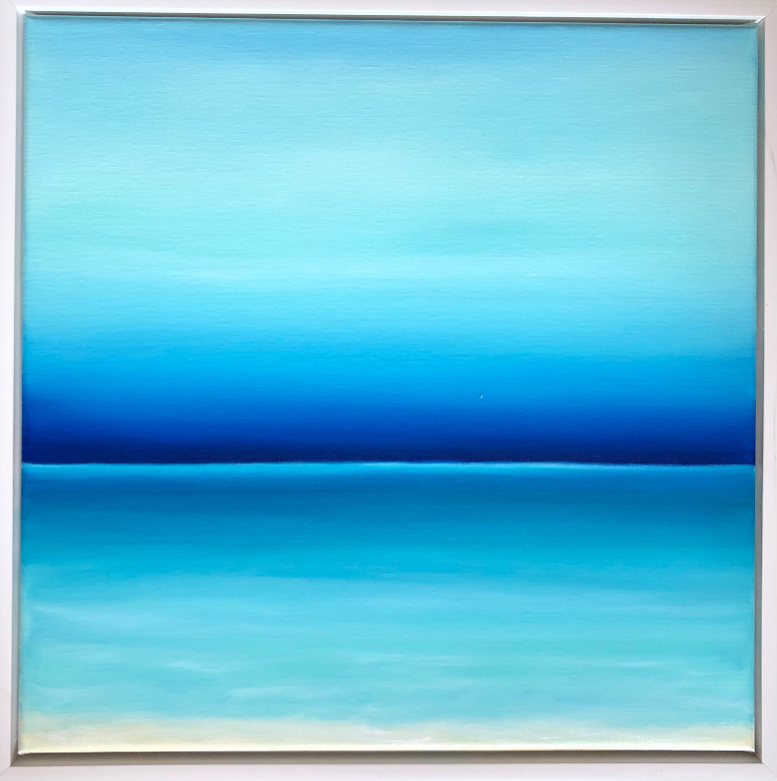 Sea Horizon Abstract Painting, Seascape cm water, ocean, sky