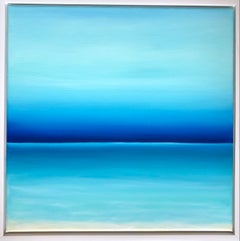 Sea Horizon Abstract Painting, Seascape cm water, ocean, sky
