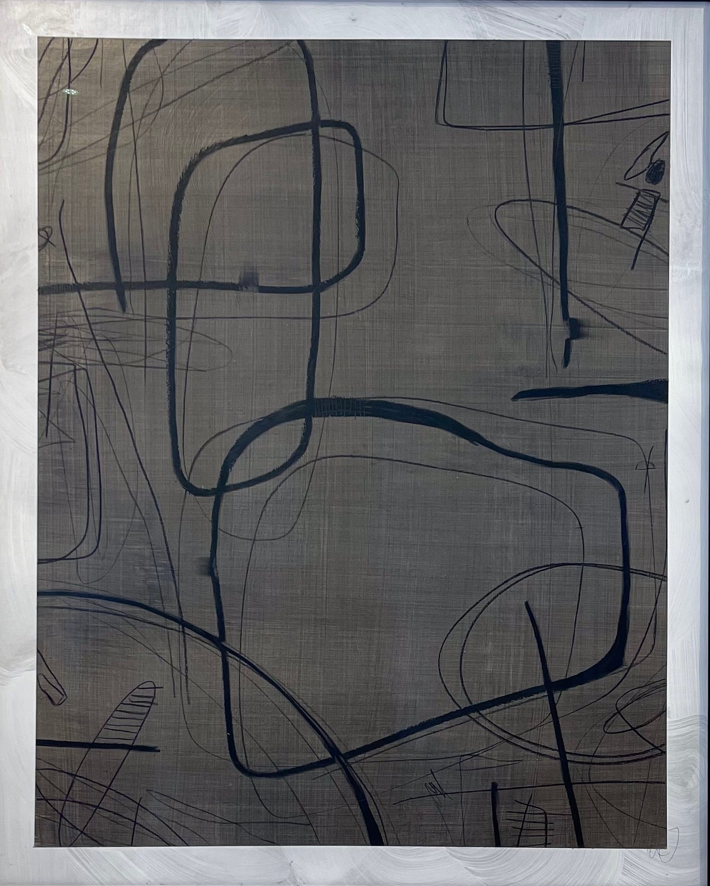 Interwoven I, 2026 — Original Abstract Mixed Media on Paper, Murray Duncan
