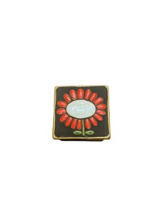 Ceramic Flower Jewelry Box N°ESP287, Art Nouveau, 20th Century