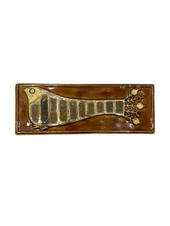 Boîte à bijoux en céramique en forme d'oiseau n° ESP190, Art nouveau, XXe siècle, non signée