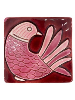 Ceramic Bird Jewelry Box N°ESP145, Art Nouveau, 20th Century, Signed