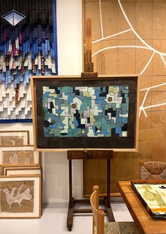 Blue Ceramic Fresco N°JAC07