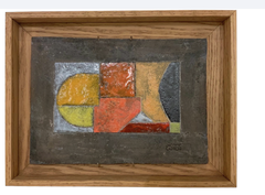 Jacotte Capron N°JAC18, Abstract Geometric Ceramic Sculpture, 25.5 cm