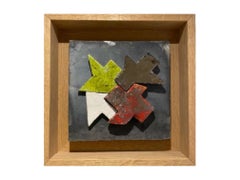 Jacotte Capron Ceramic Fresco N°JAC46, Abstract Sculpture, 27 cm