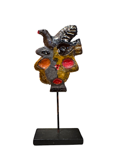 Jacotte & Roger Capron Ceramic Miniature N°JAC131, Abstract Sculpture