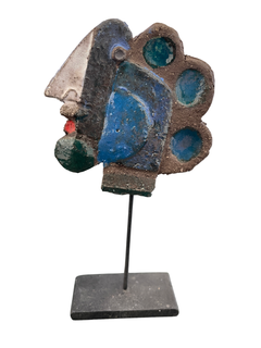 Jacotte & Roger Capron Ceramic Miniature N°JAC135, 15cm Abstract Art