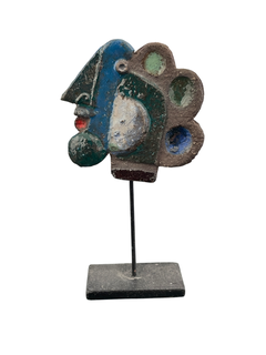 Jacotte & Roger Capron Ceramic Miniature N°JAC140, 7\" Abstract Art