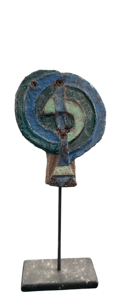 Jacotte & Roger Capron Ceramic Miniature N°JAC143, Abstract Sculpture