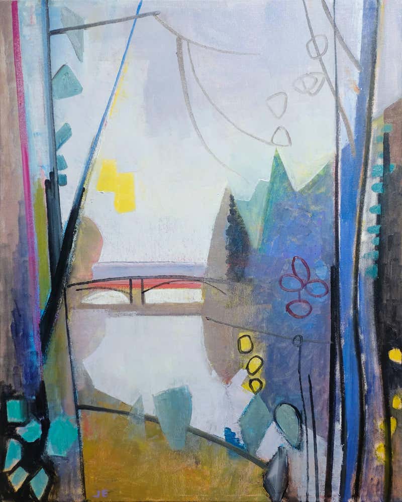 John Evans No Frogs In Sight, Painting For Sale at 1stdibs