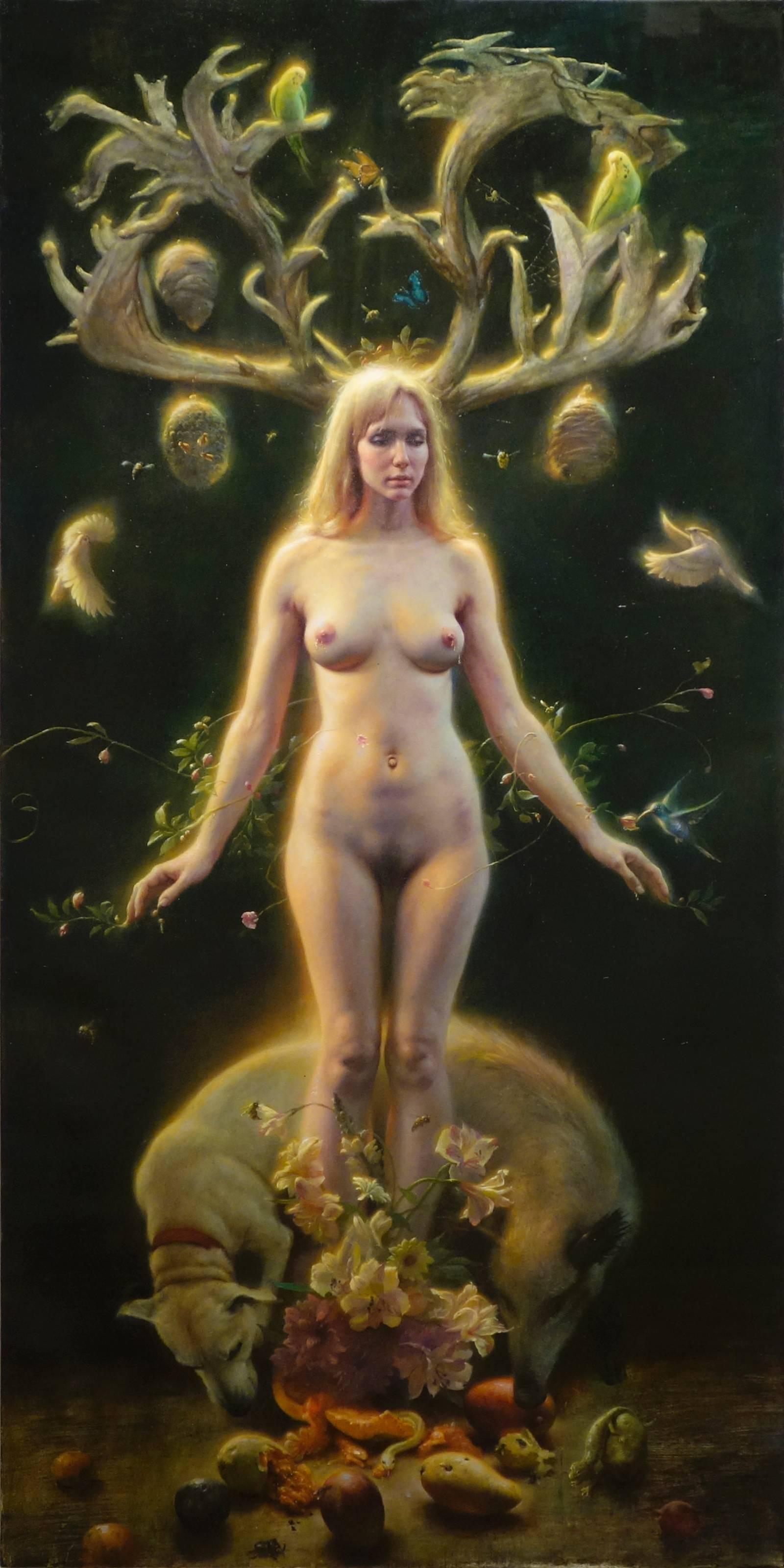 Adam Miller Nude Painting - Gia