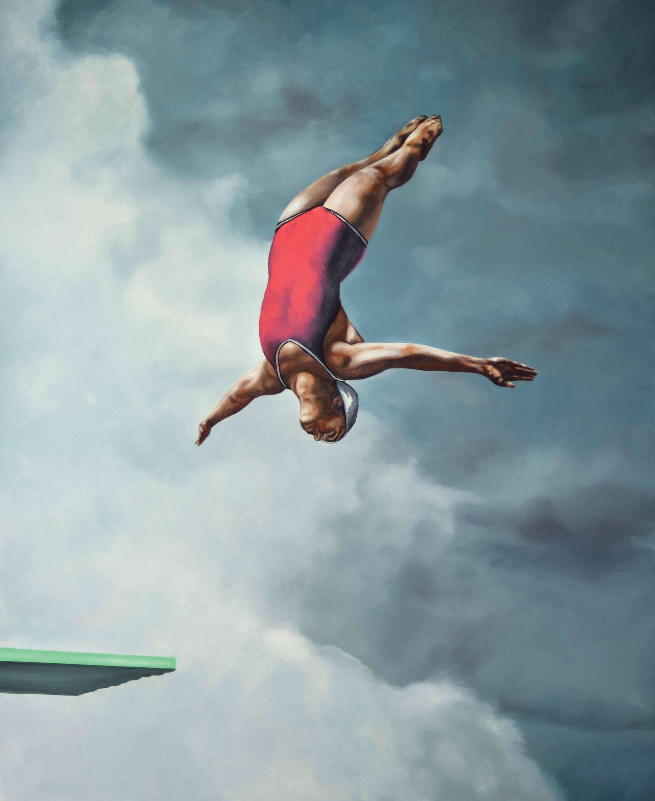 Eric Zener Figurative Painting – Vertrauensvorschuss 2