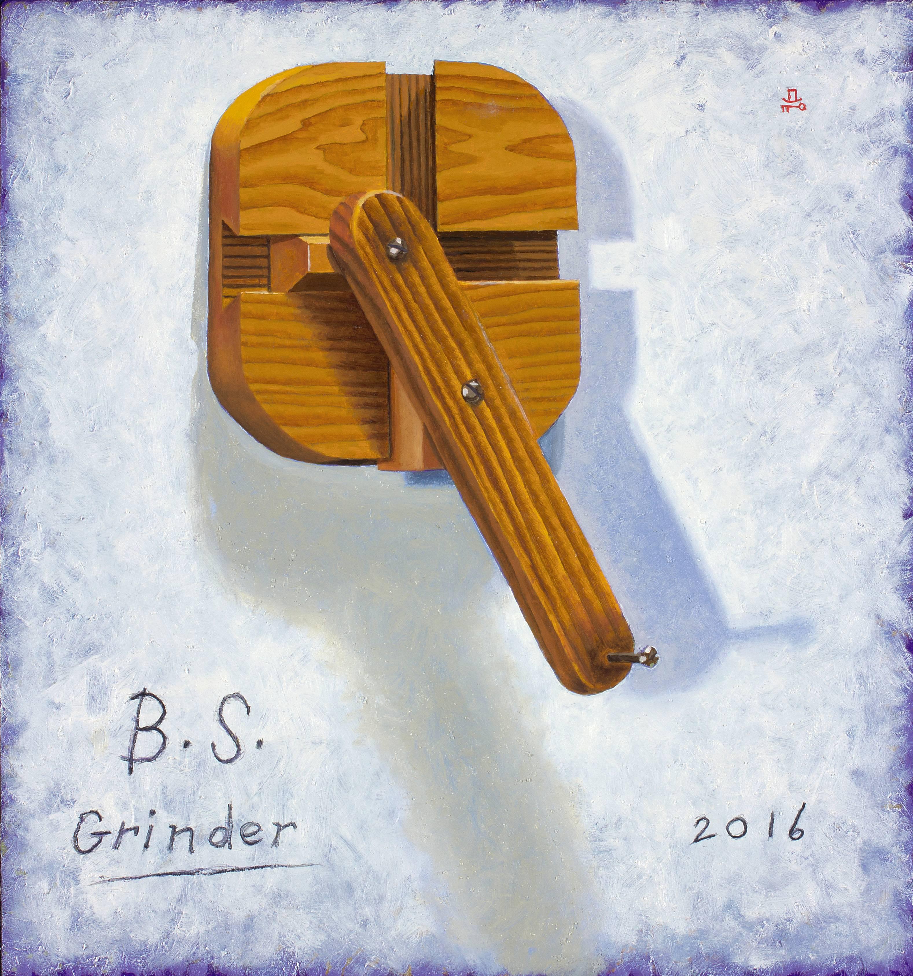 Walter Hatke Still-Life Painting - B.S. Grinder (Homage to DJT)