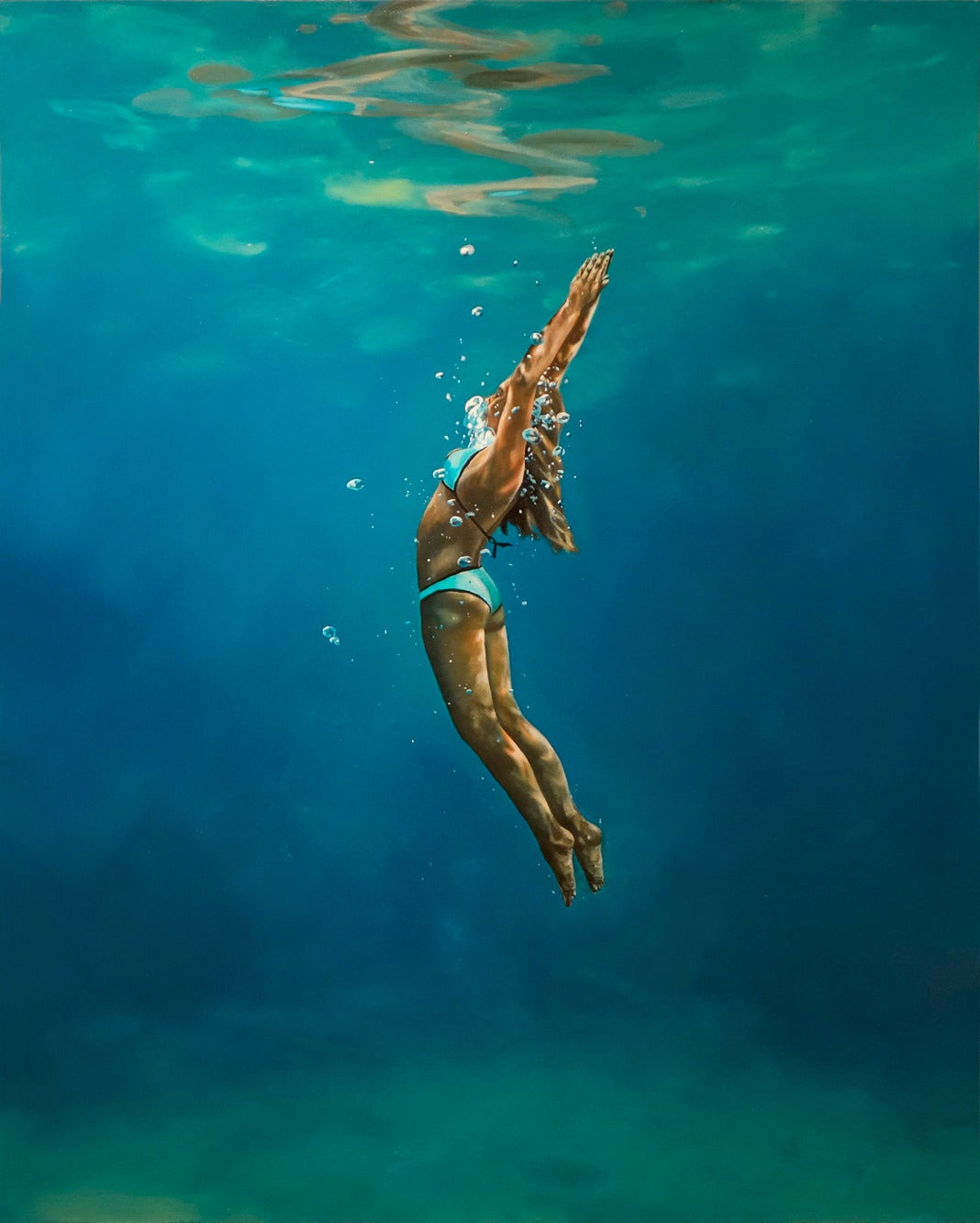 Eric Zener Figurative Painting - Angel Rising