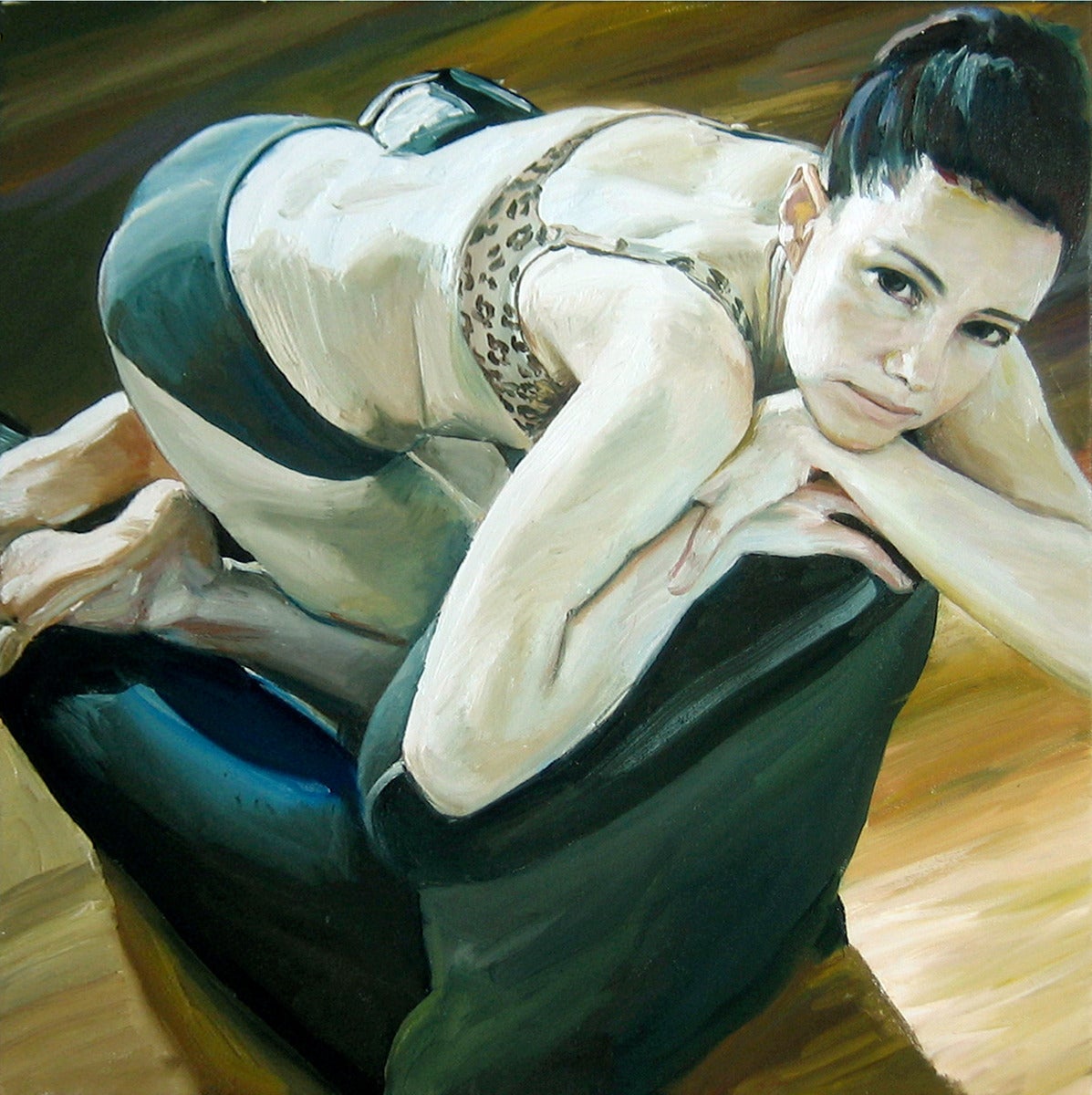 Stephen Wright Figurative Painting - Jen 1