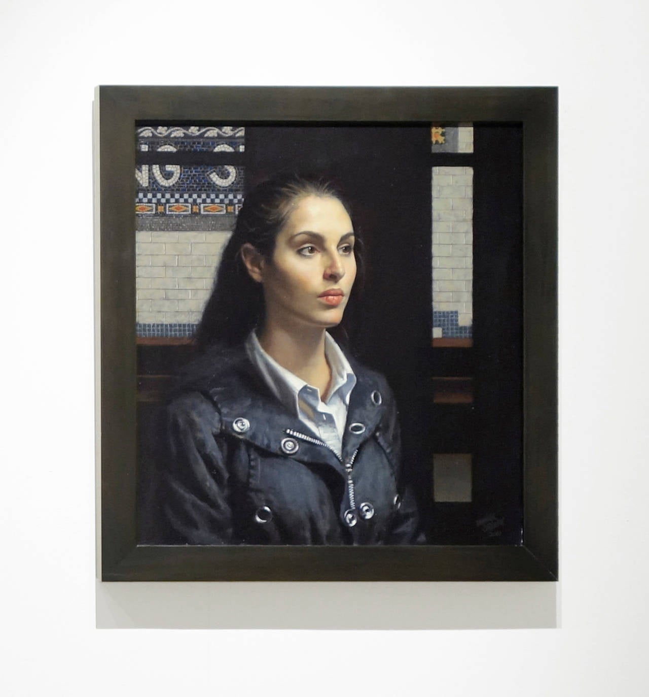 Danielle - Looking uptown - Painting by Daniel Greene