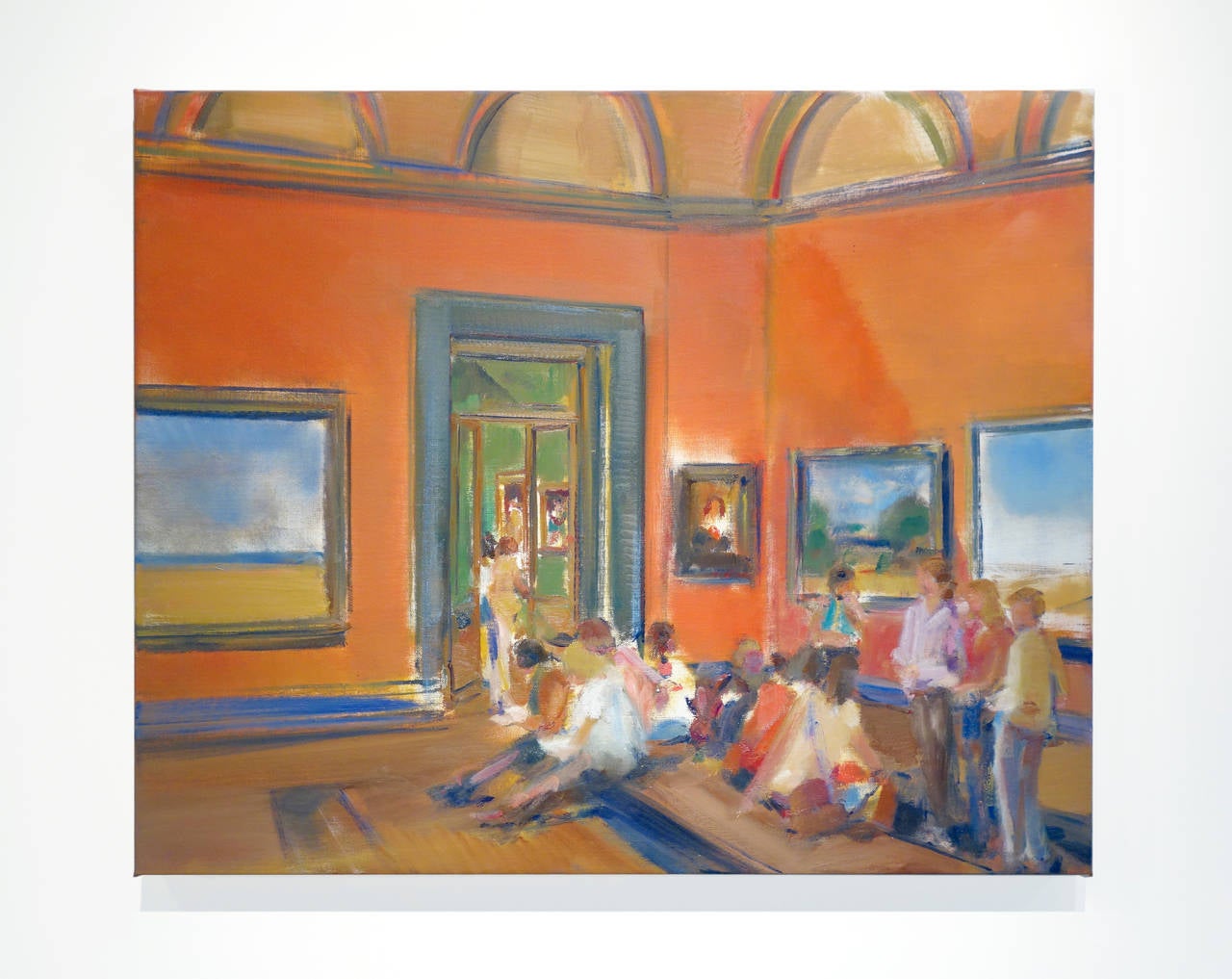 Gallery V - Painting by Simon Nicholas