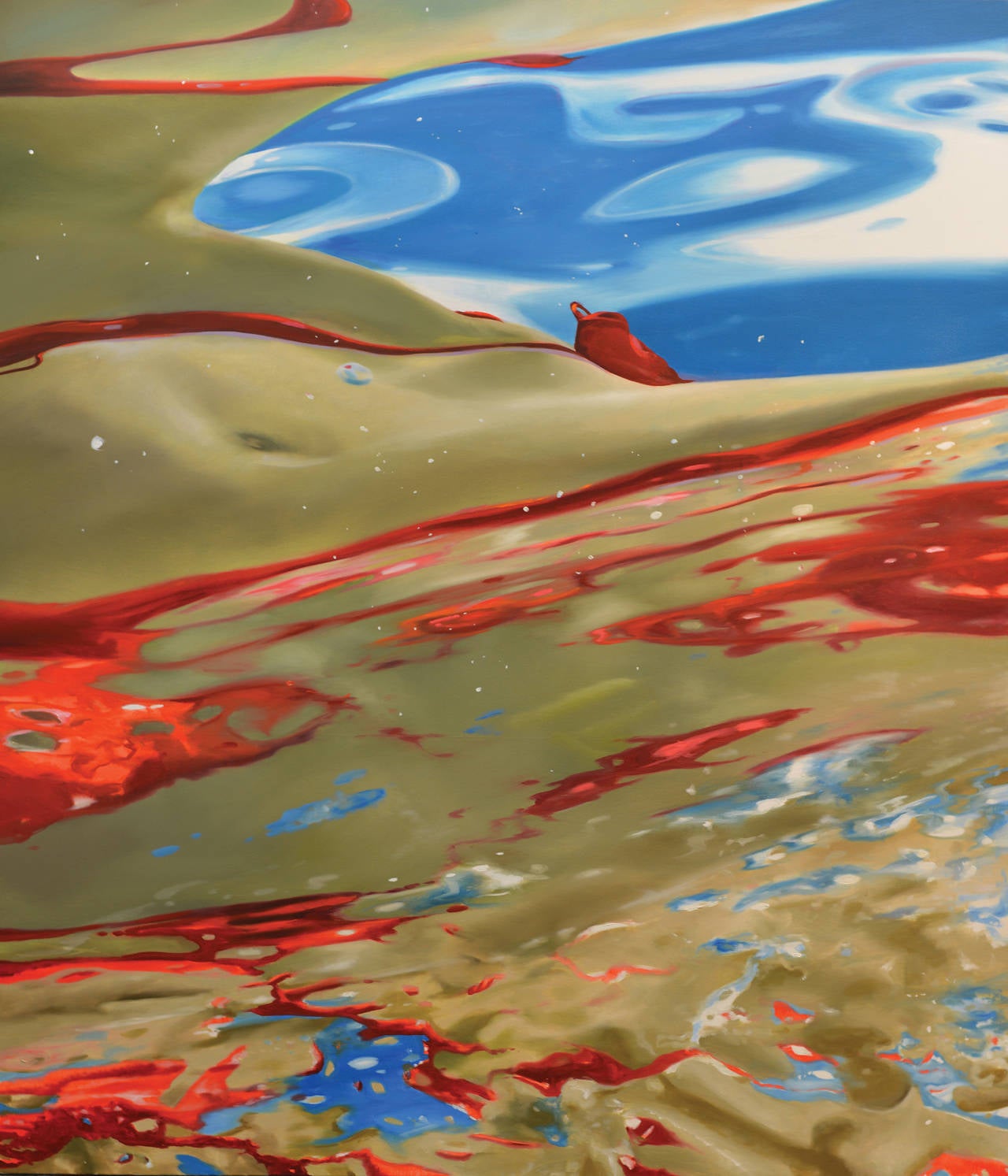 Eric Zener The Ripple Effect, Painting For Sale at 1stdibs