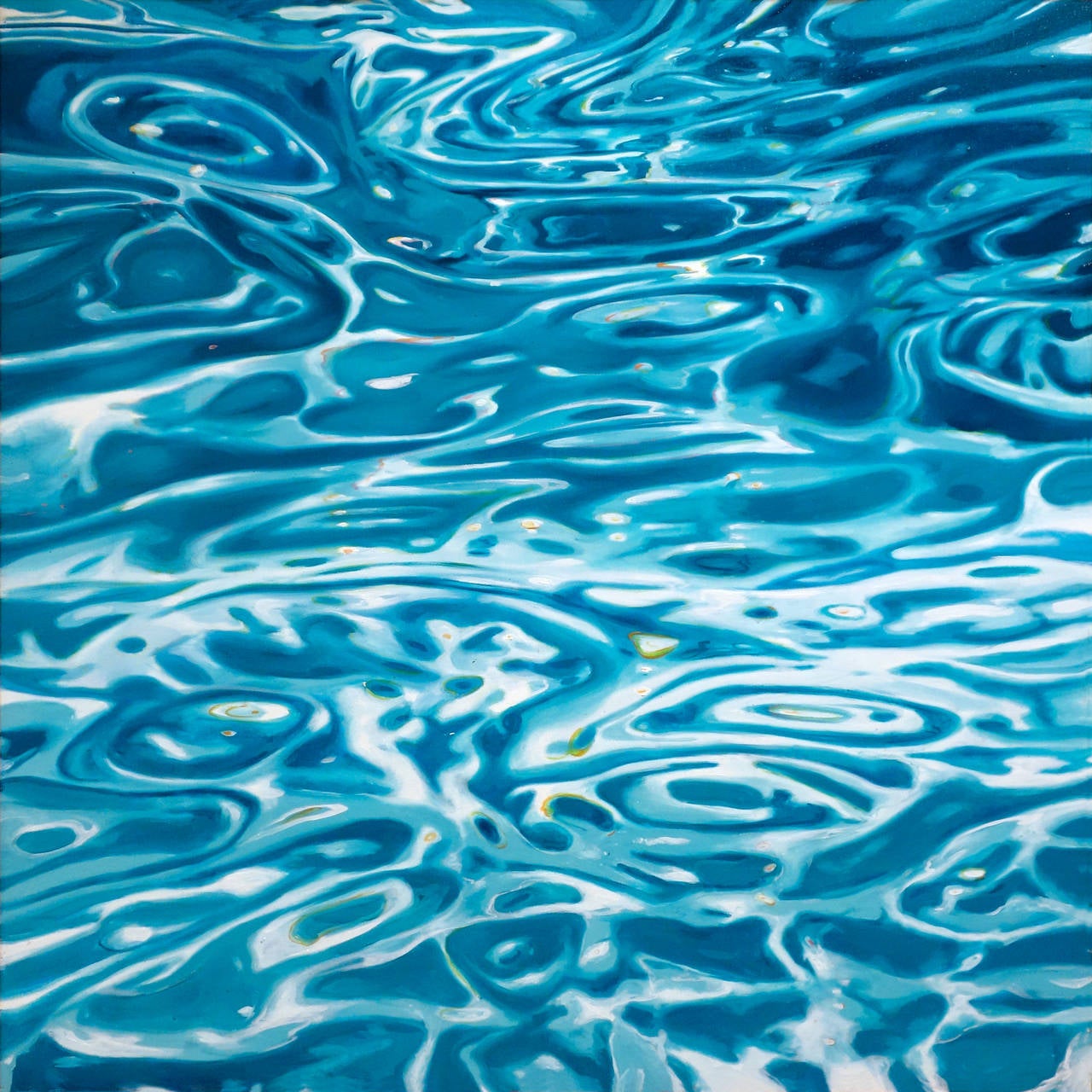 Eric Zener Landscape Painting - Beneath The Surface Tension