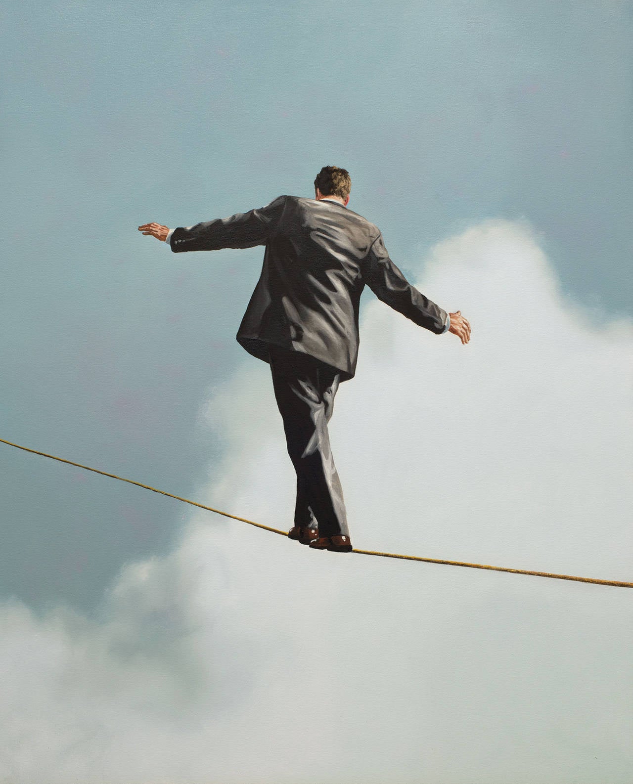 Eric Zener Figurative Painting - The Walk
