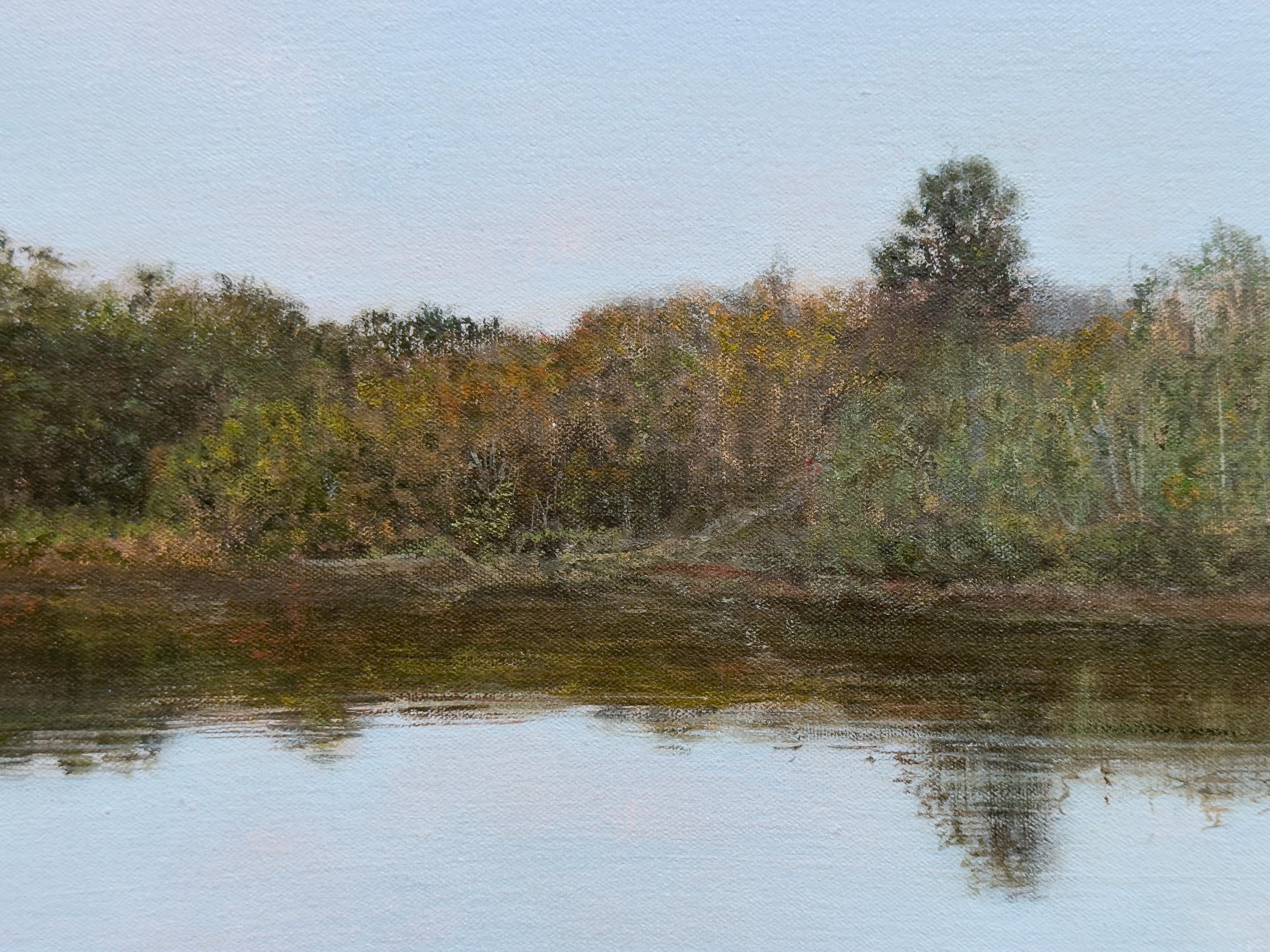 OXBOW LAGOON, SAUGATUCK, MICHIGAN - Landscape/ Realism / Waterscape / Peaceful For Sale 2