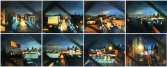 PULASKI CROSSING (8 PANELS) - New York City Skyline / Zeitgenössischer Realismus 