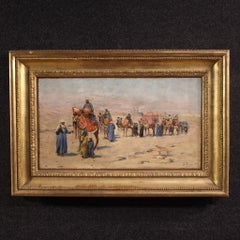 Orientalistisches Gemälde, Öl auf Leinwand, signiert A. Rossi, datiert 1893
