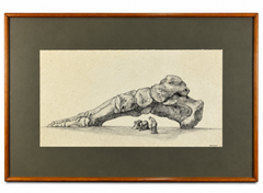 Josep Maria Subirachs – Hommage an Millet, 1974 – surrealistische Zeichnung