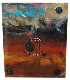 Portales del inconsciente - Óleo sobre tela - Firmado - 100x81cm.