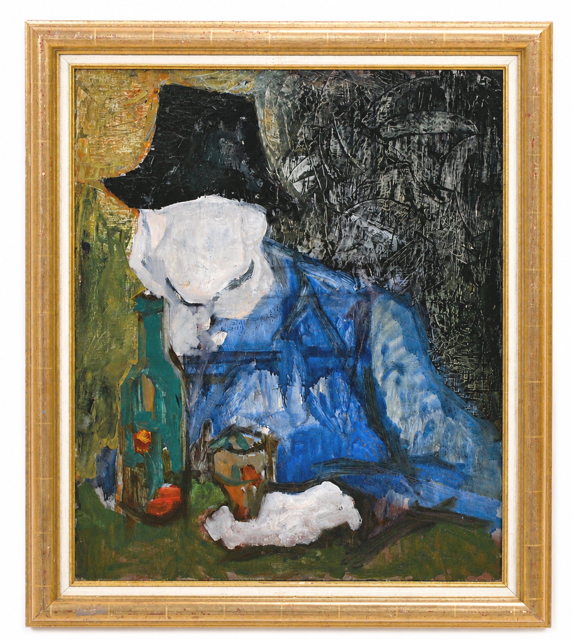 Unknown Figurative Painting - Escuela Francesa (S.XX) - Óleo sobre tela - Autor anónimo - Enmarcado