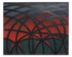 Titulado "Homenaje a Gaudí" - Técnica mixta - Enmarcado - 1966